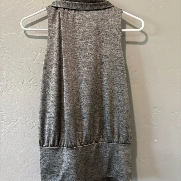 Candid Soul Gray Tie-able Sleeveless Blouse - Picture 8 of 8